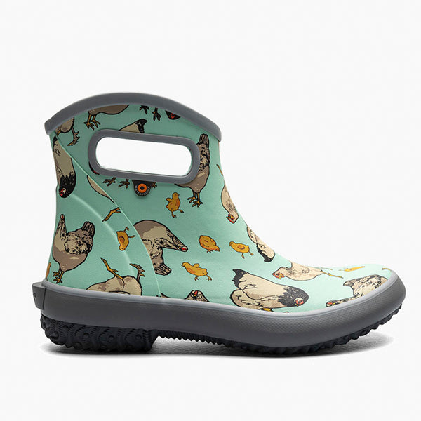 Bogs Patch Ladies Ankle Boot - Chickens
